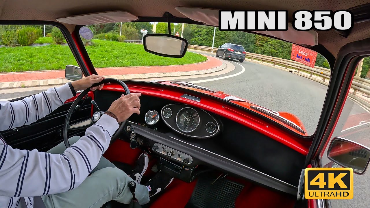 ЗА УПРАВЛЕНИЕМ КЛАССИЧЕСКИМ MINI 850 | Шоссе Сельская и городская местность | 4K POV DRIVE году