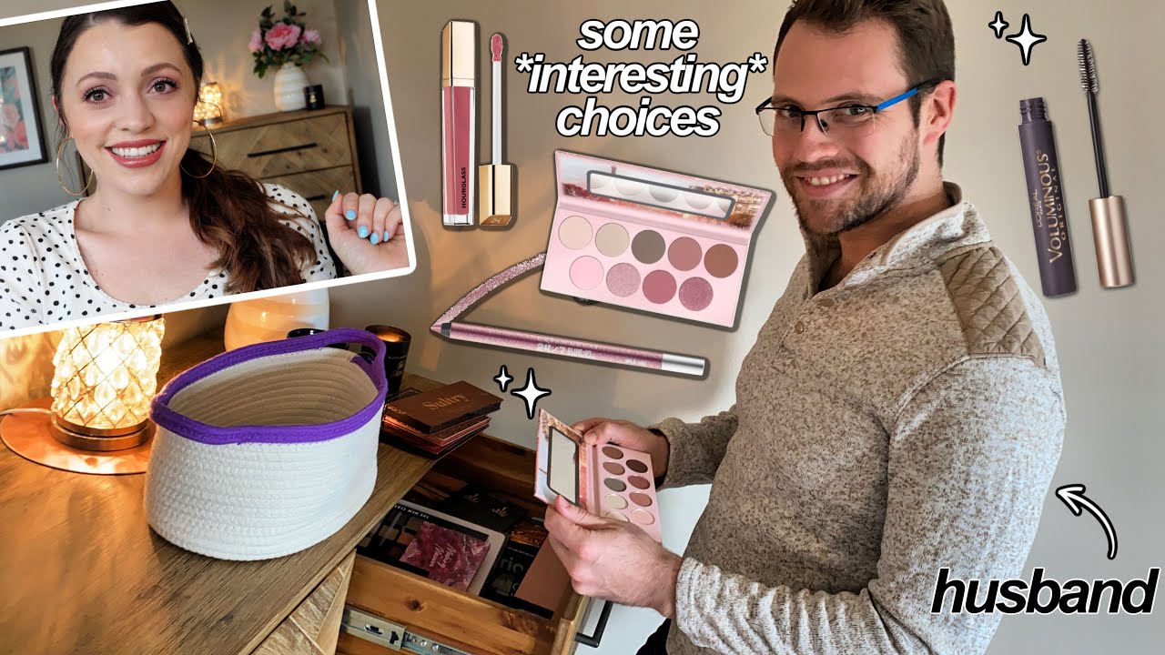 Trying Makeup I Forgot About   //  HUSBAND SHOPS MY MAKEUP STASH
