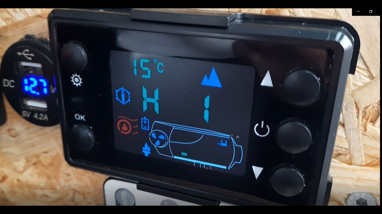 China Standheizung von Vevor, Bedienteil-Anleitung Teil 2 inklusive  Roomtour/Technik im Fahrzeug