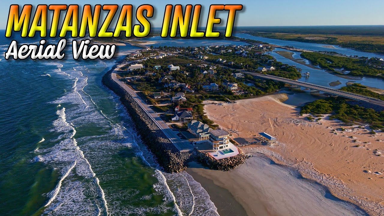 St Augustine Beach Matanzas Inlet Drone Tour
