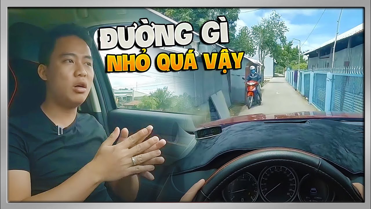 Thử Lái Qua Con Đường Siêu Nhỏ Ở Quê, Xém Đụng Xe Máy | Quí Car Vlog