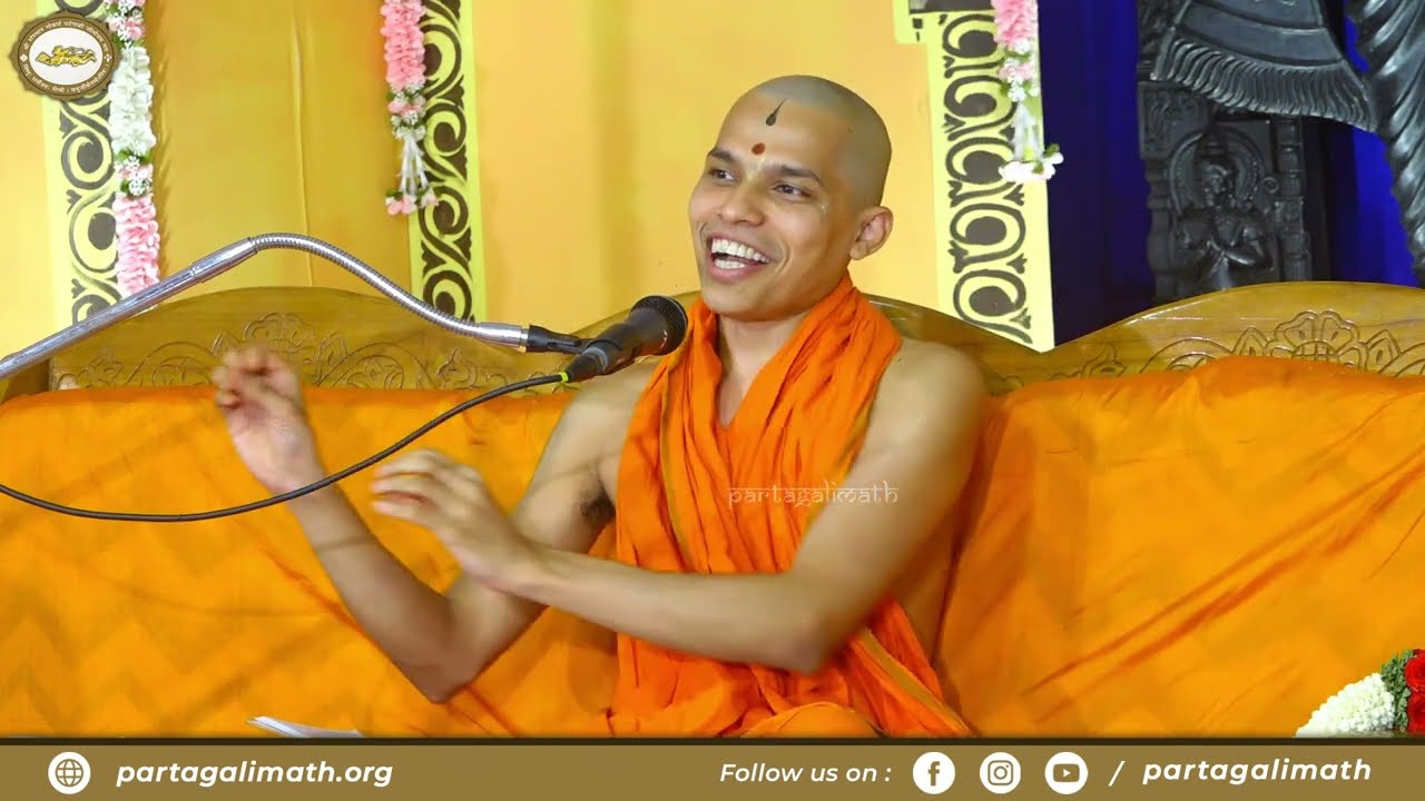 Ashirvachan | Paramapoojya  Shreemad Vidyadheesh Teerth Swamiji | Kapu | Partagali Math