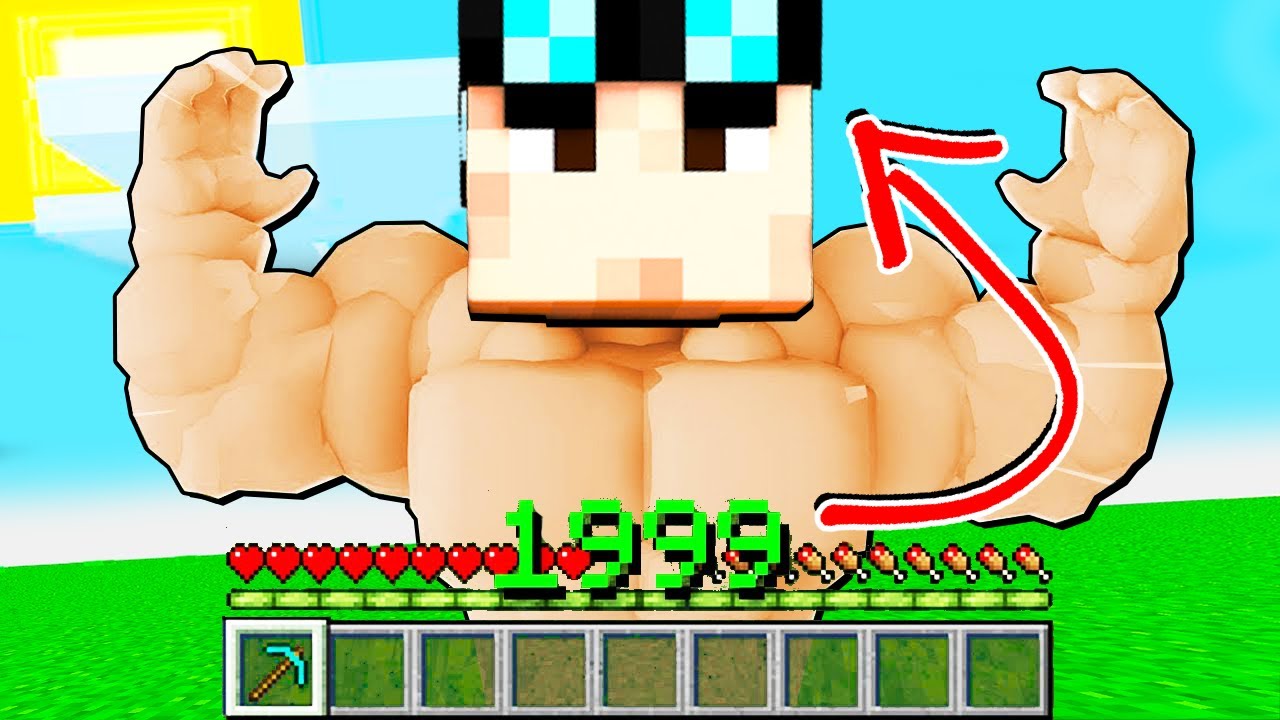 MINECRAFT MA DIVENTO PIÙ FORTE A OGNI LIVELLO!!