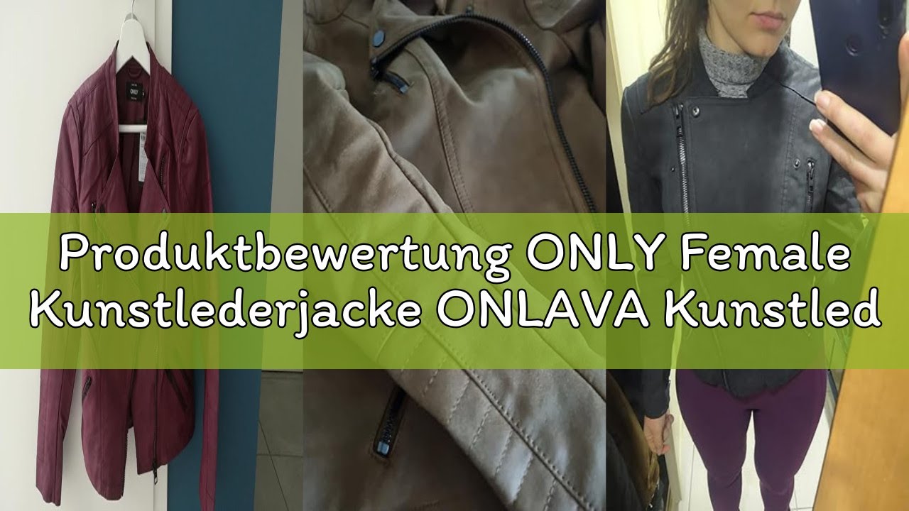 Produktbewertung ONLY Female Kunstlederjacke ONLAVA Kunstlederjacke