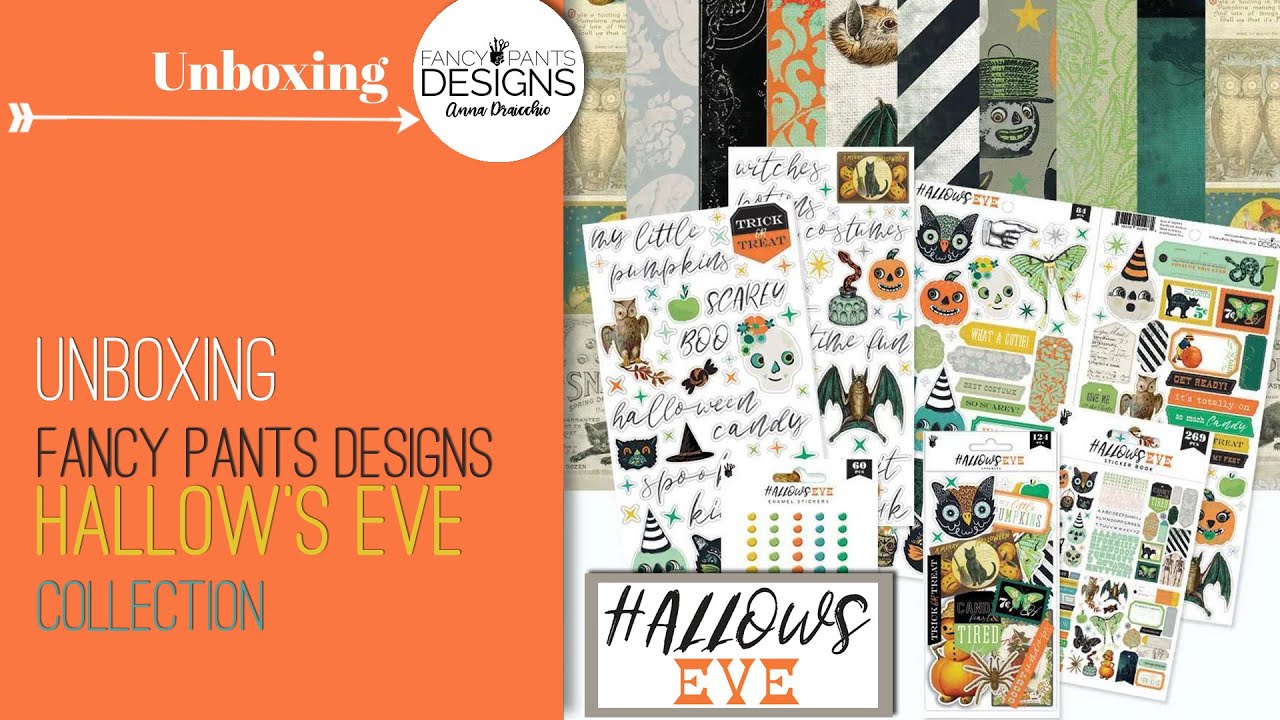 Unboxing Scrapbook Paper Haul | Fancy Pants Designs | Hallow’s Eve | scrapbooking