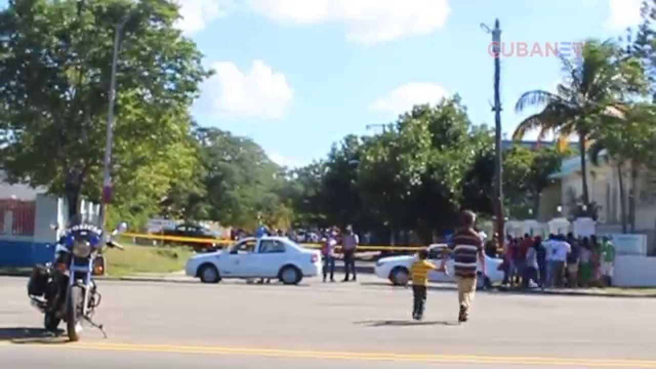 Protestas en La Habana frente a consulado de Ecuador