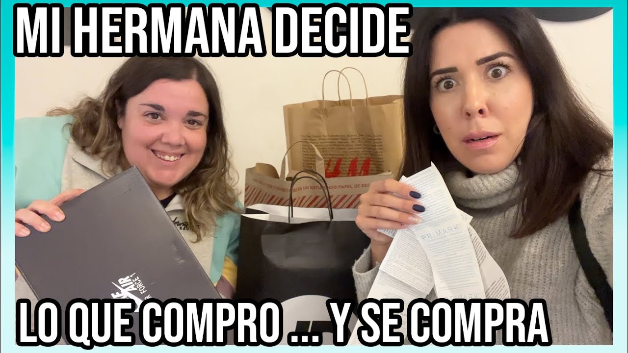 MI HERMANA DECIDE lo que ME COMPRO y SE COMPRA con MI DINERO 😒 | Le DA LA VUELTA al RETO