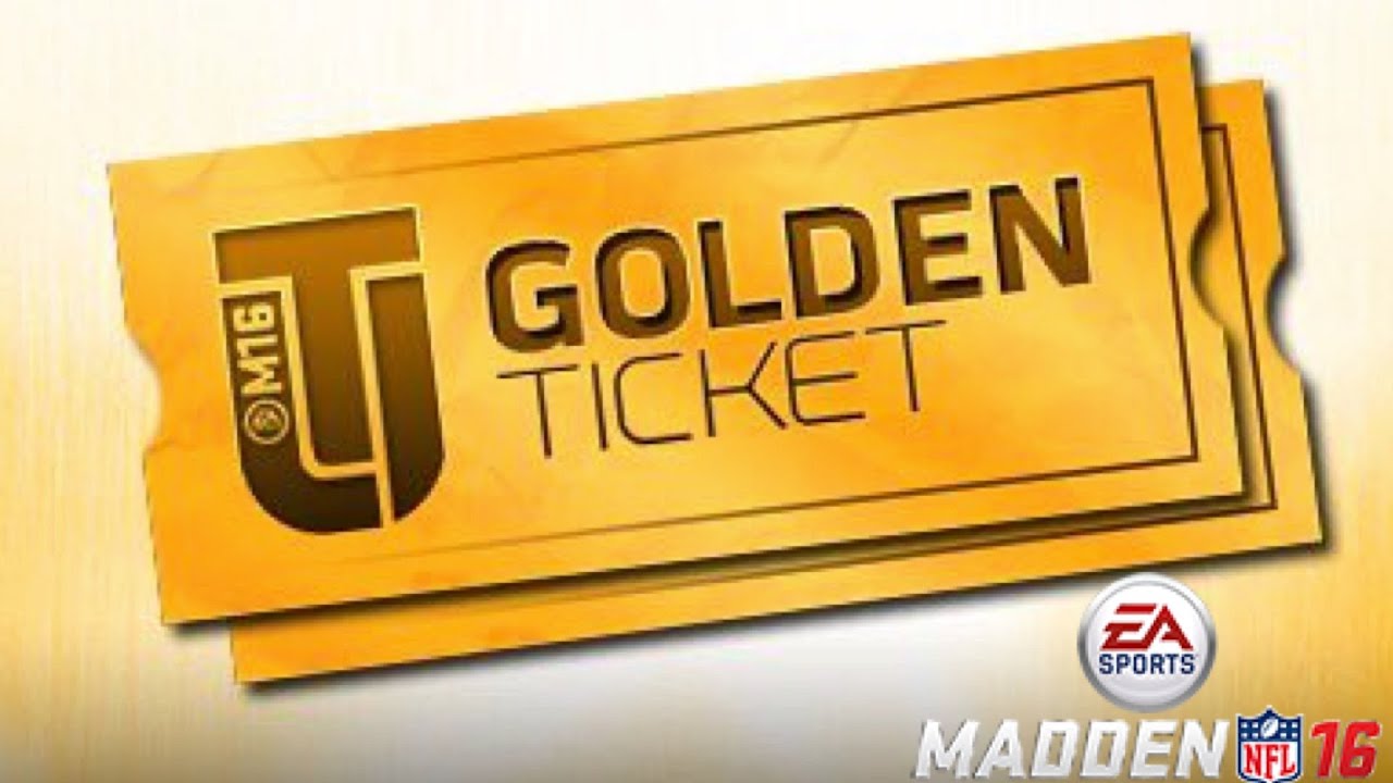 The Glitchiest Golden Ticket PULLS Ever! | Madden 16 Ultimate Team Pack Opening | MUT 16