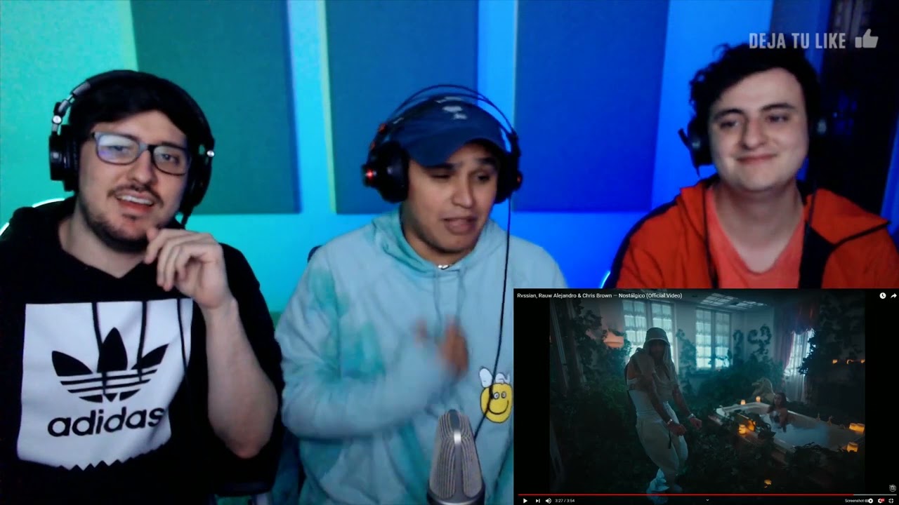 [Reacción] Rvssian, Rauw Alejandro & Chris Brown — Nostálgico (Official Video) | ANYMAL LIVE 🔴