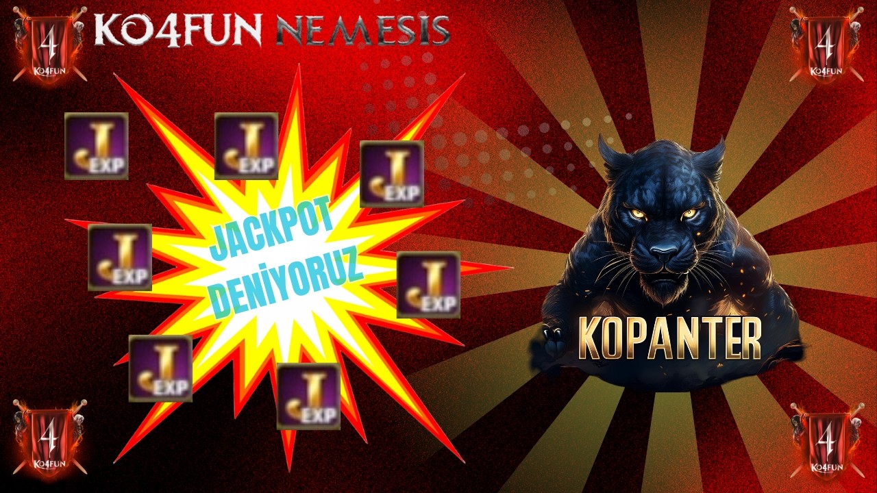 KO4FUN NEMESIS: GELİŞMEYE ÇALIŞIYORUZ - JACKPOT EXP DENEDİK !!