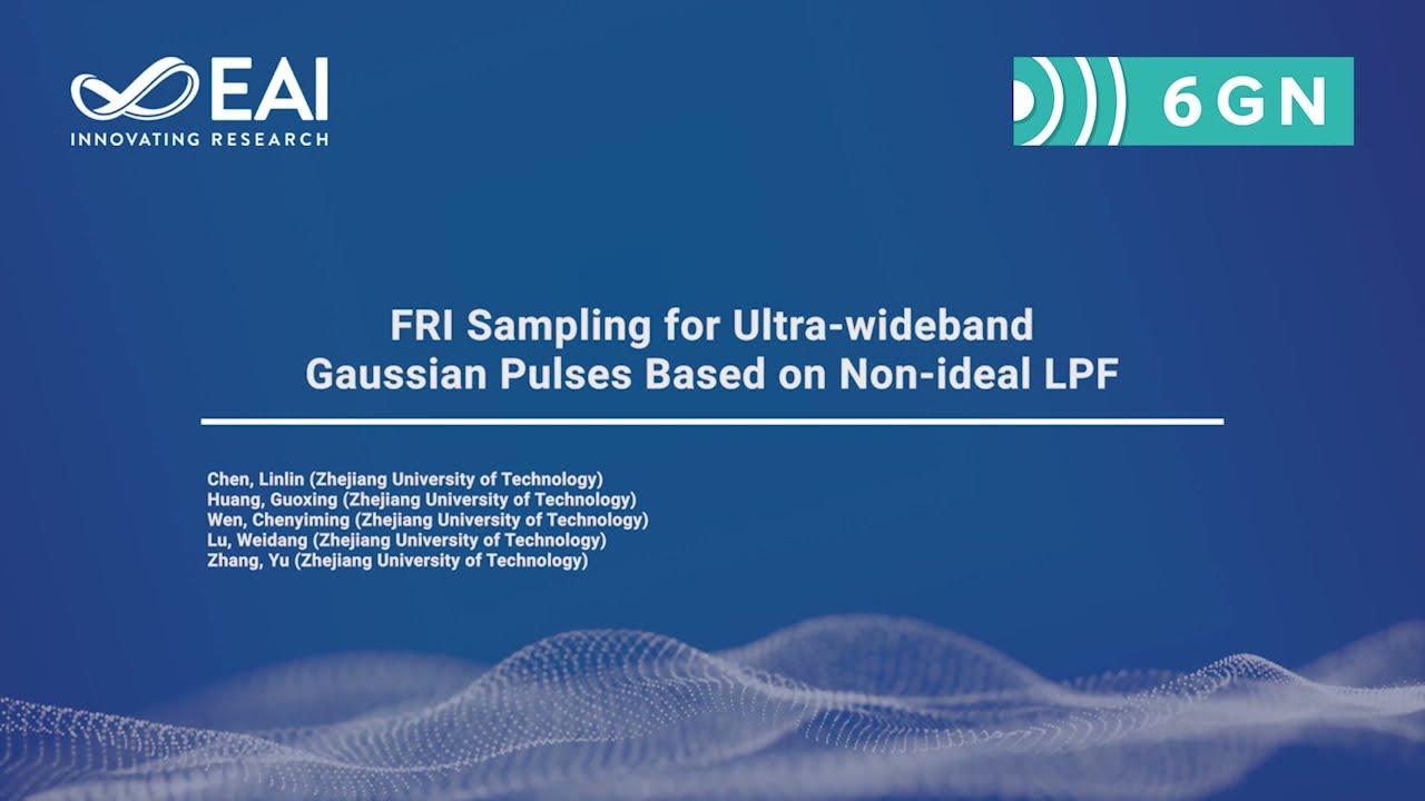 FRI Sampling for Ultra-wideband Gaussian Pulses Based on Non-ideal LPF
