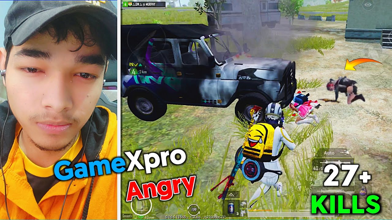 GameXpro Angry On All Chat And This Happened | 27 KILLS | PUBG MOBILE