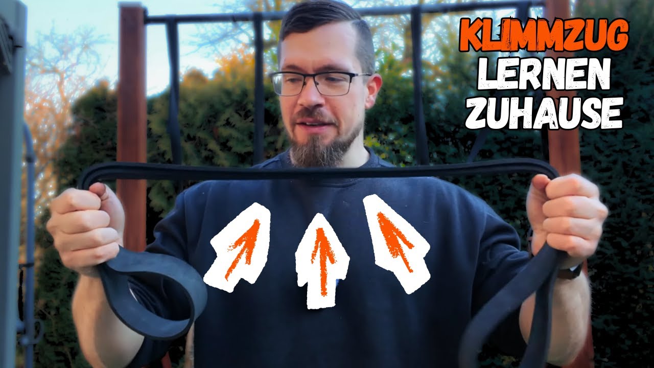 So lernst du Zuhause Klimmzüge