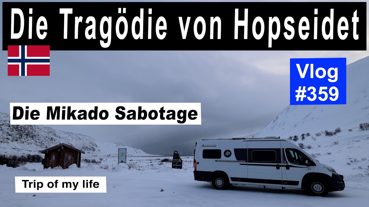 #359 Roadtrip Norwegen - Trauriges Kapitel Hopseidet | Winterliche Straßen | Silfar Canyon Anfahrt