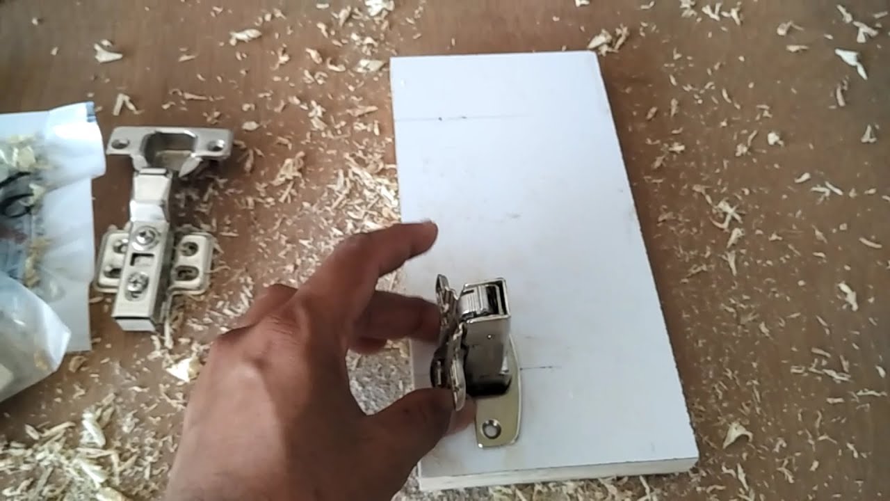 L ,w hinges fitting ! 0° degree and 8° degree hinges installation