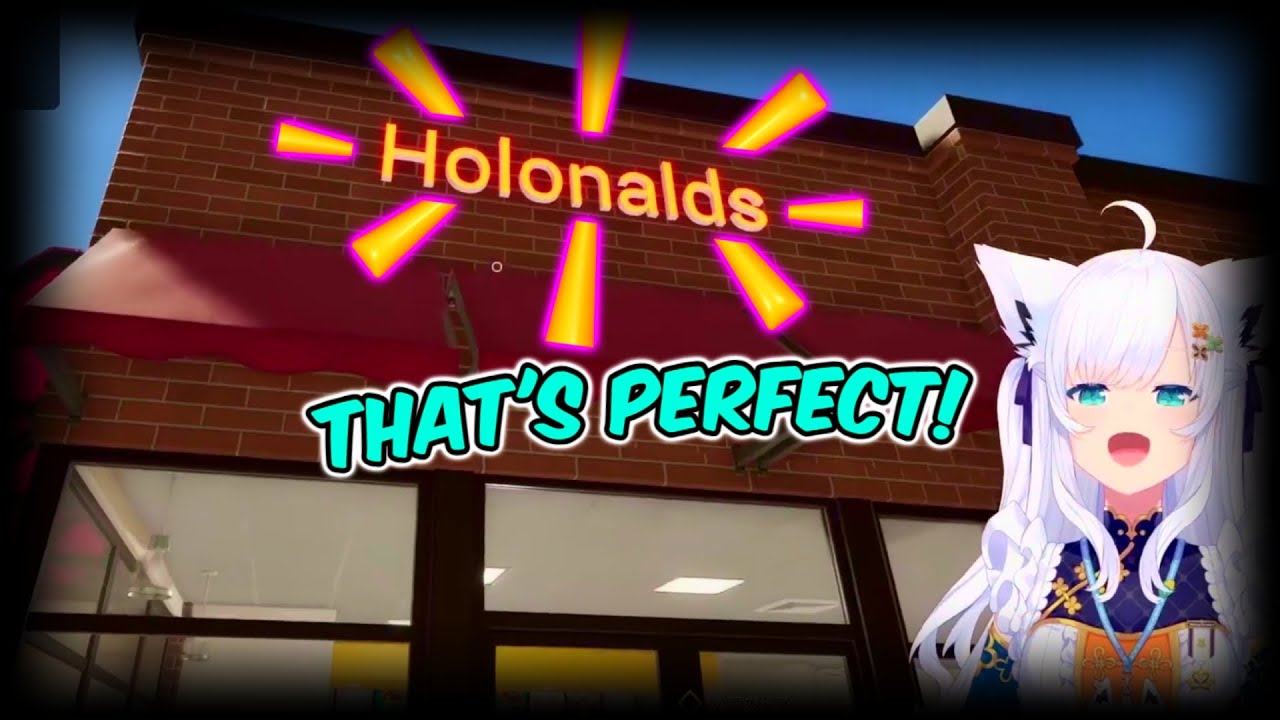[Fast Food Simulator] Holonalds OPENS for Business! // Fubuki, Miko, Mio [Hololive]