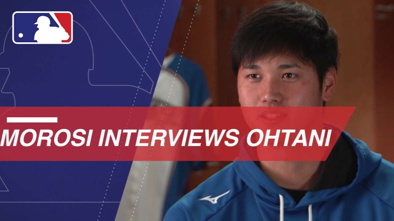 Morosi chats with Shohei Ohtani