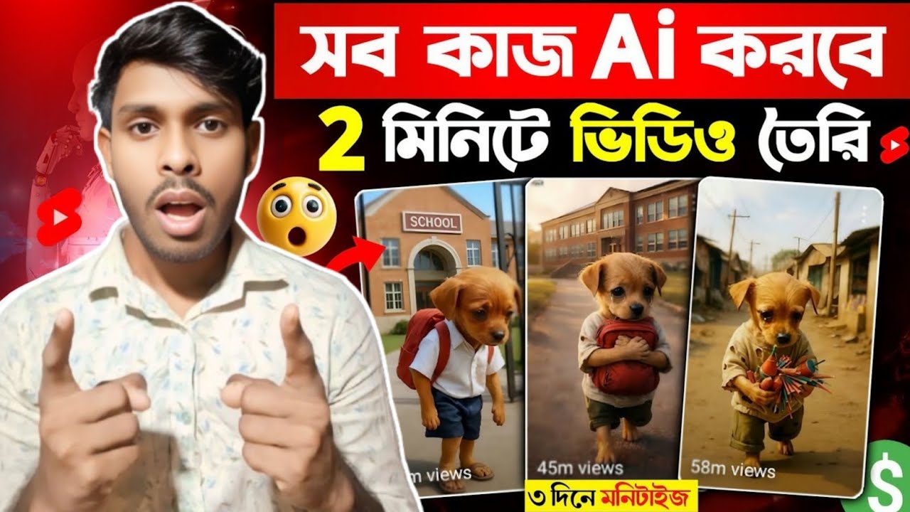 Ai দিয়ে শর্ট ভিডিও তৈরি🔥Text To Video Ai Free | Ai Shorts Video Create | Ai Dog Video Kaise Banaye✅