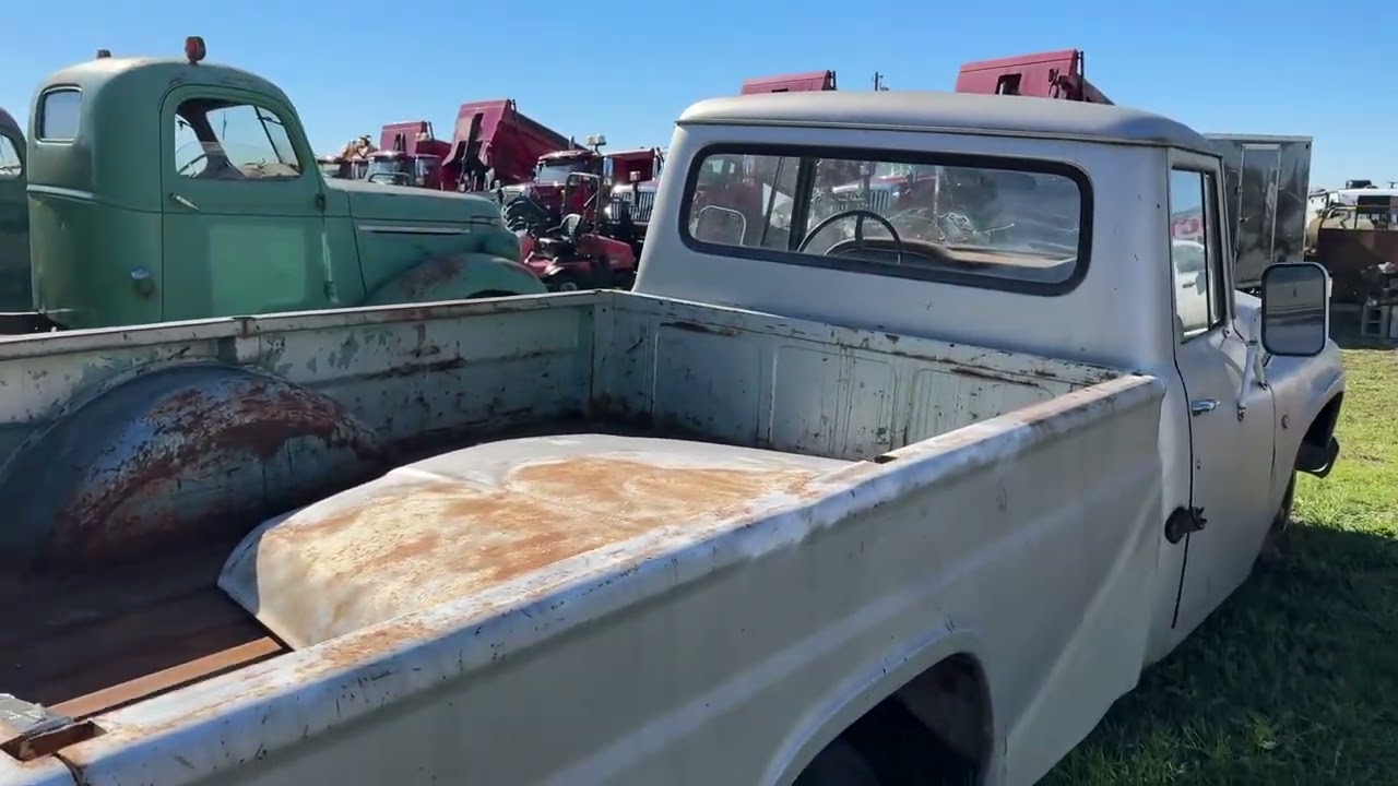 1966 International pickup truck walk around 