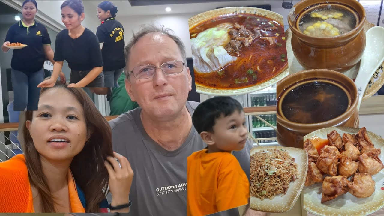 Dinner Chinese food at Davao city