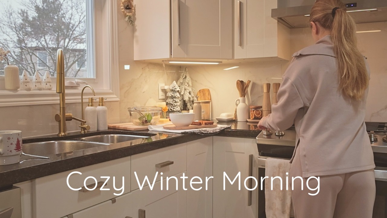 Cozy Winter Morning at Home ❄️ | Slow Living, New Year Reflections & Baking