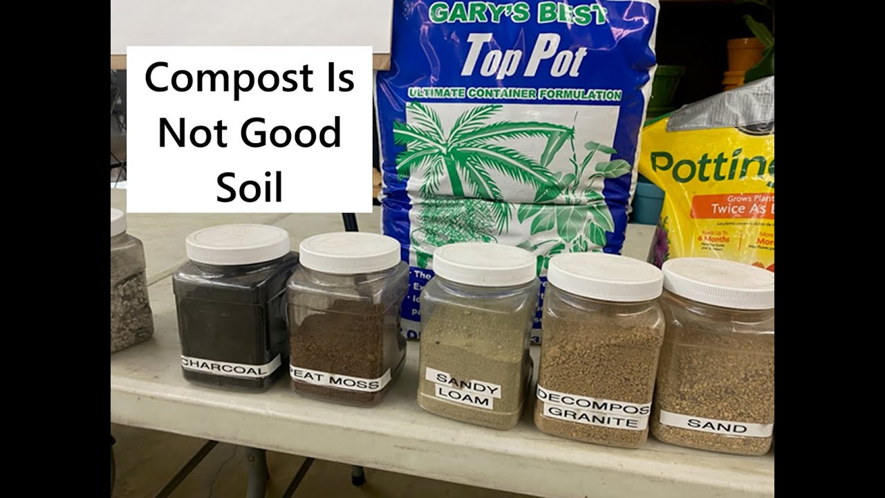 Compost Is Not Good Soil