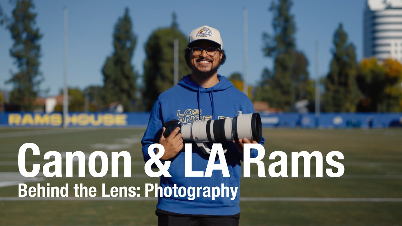 Behind the Lens: Photographing the Los Angeles Rams with Canon Photographer Brevin Townsell
