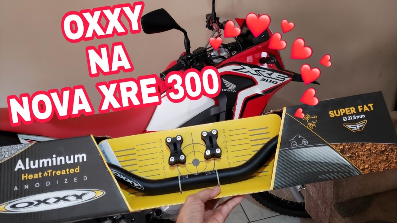 NOVA XRE 300 - MONTAGEM DO GUIDÃO OXXY PASSO A PASSO 🤩