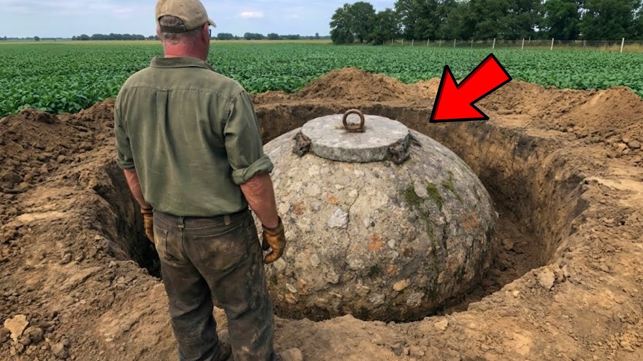 [Full Story] Farmer Struck Concrete Dome in Bean Field, What Was Inside Will Surprise You!