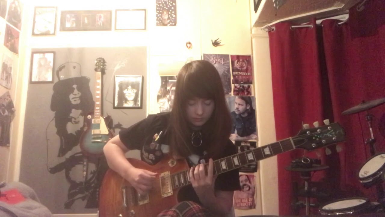 Pantera cowboys from hell guitar cover