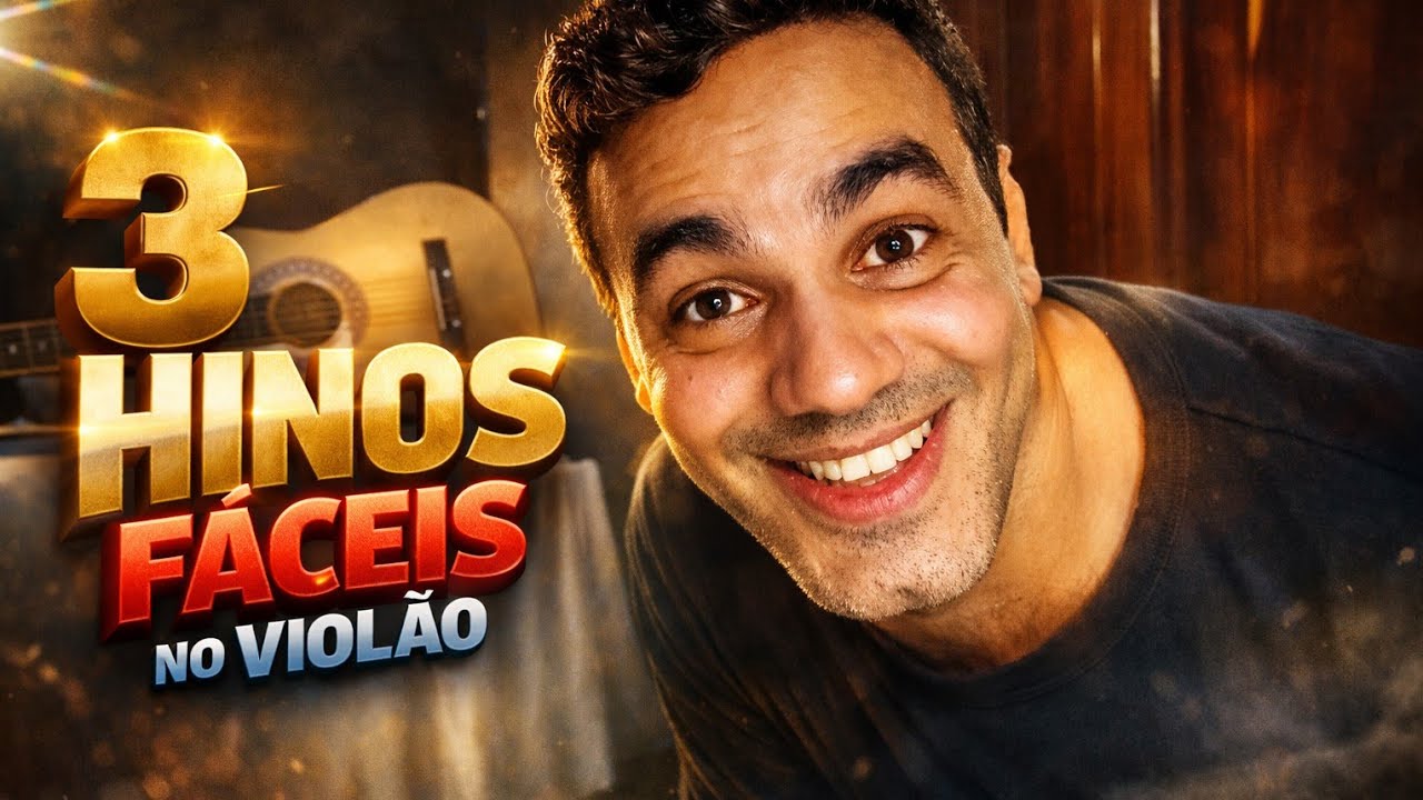3 HINOS DA HARPA Simplificado no violão | Para iniciantes