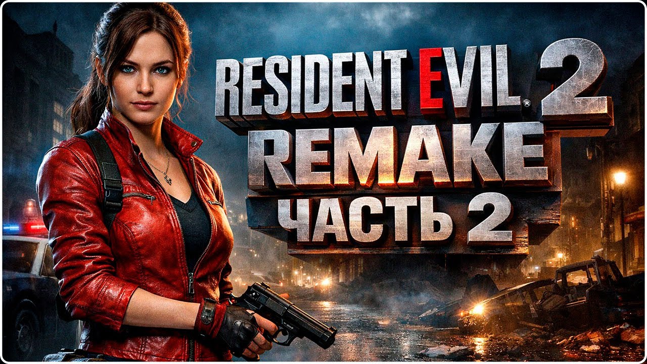 Resident Evil 2 Remake -  Полное Прохождение ☣️Второй Стрим RE2 ☣️ #RE2 #Стрим