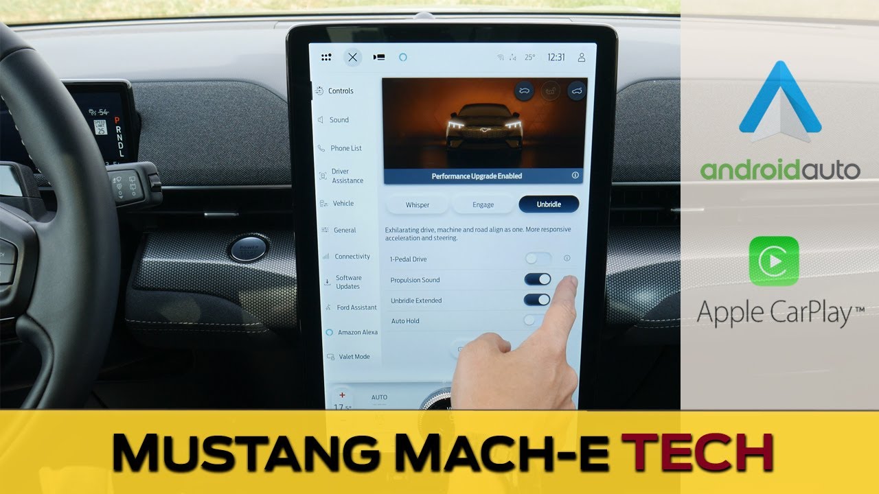 Sync 4a in the Mach E | Apple CarPlay, Android Auto, Charging Nav and More! (2021 - 2024)