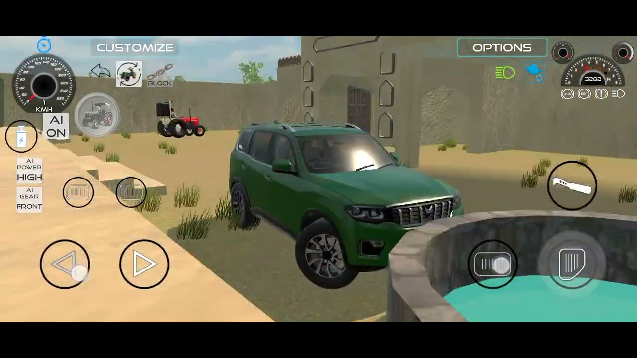 Indian vehicles simulator 3d game modified Thar new home 