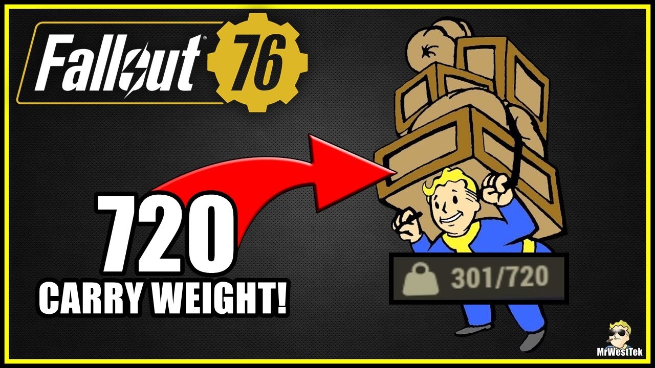 Как увеличить переносимый вес — Fallout 76