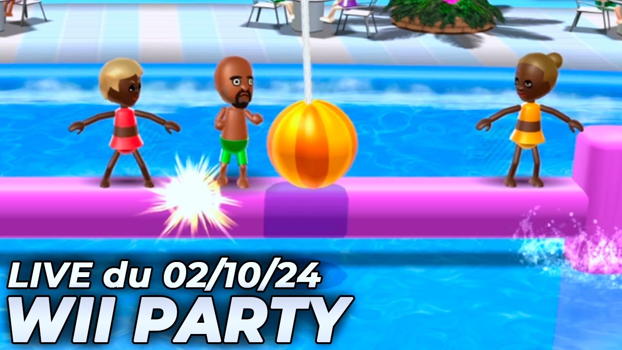 VOD ▶ Finir TOUS les mini-jeux de Wii Party en difficulté MAX (suite) - Live du 02/10/2024