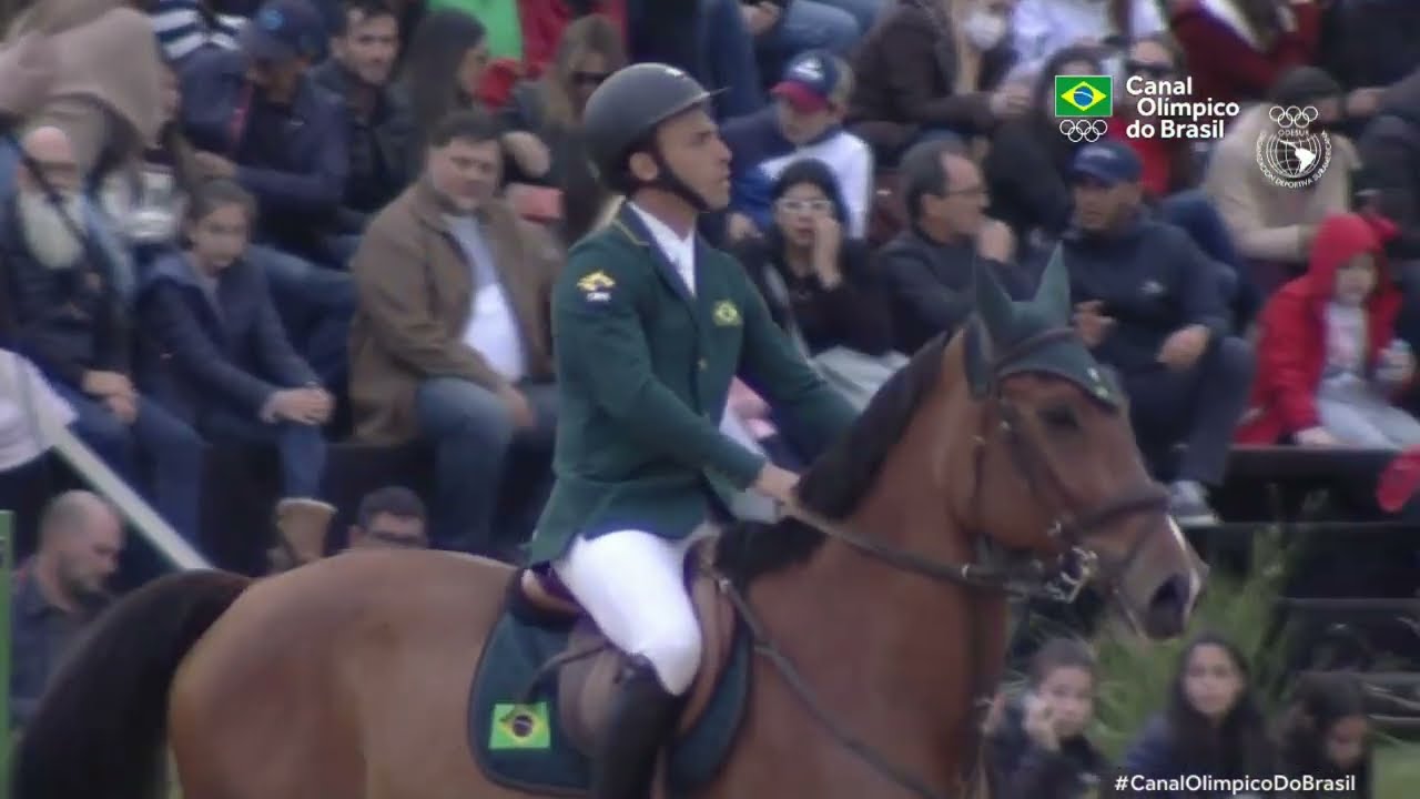 ASSUNÇÃO 2022 - Stephan Barcha se apresenta no Hipismo Salto; Brasil é ouro por equipe