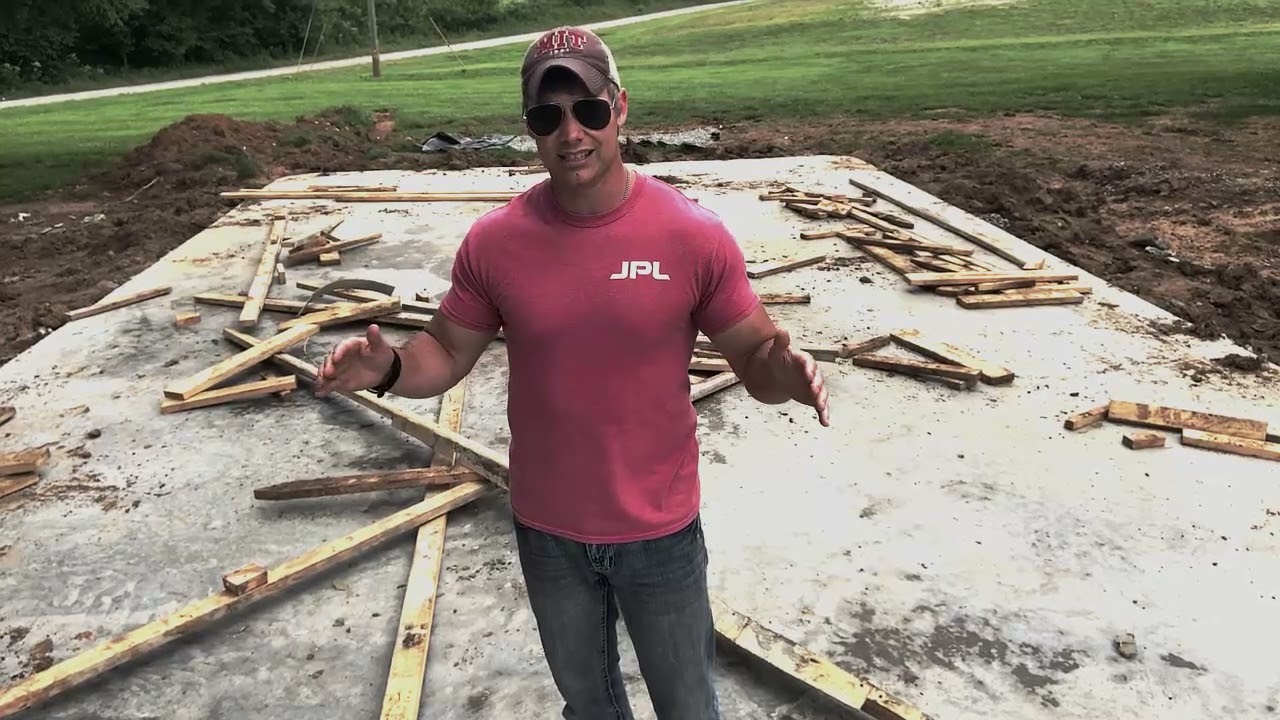 Post foundation casting for Kentucky’s First Concrete 3D Printed House.