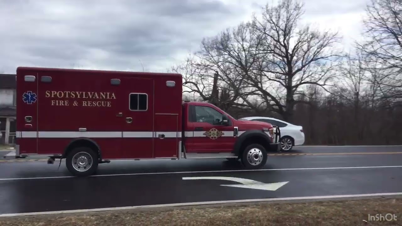 Units responding to an MVA/transporting