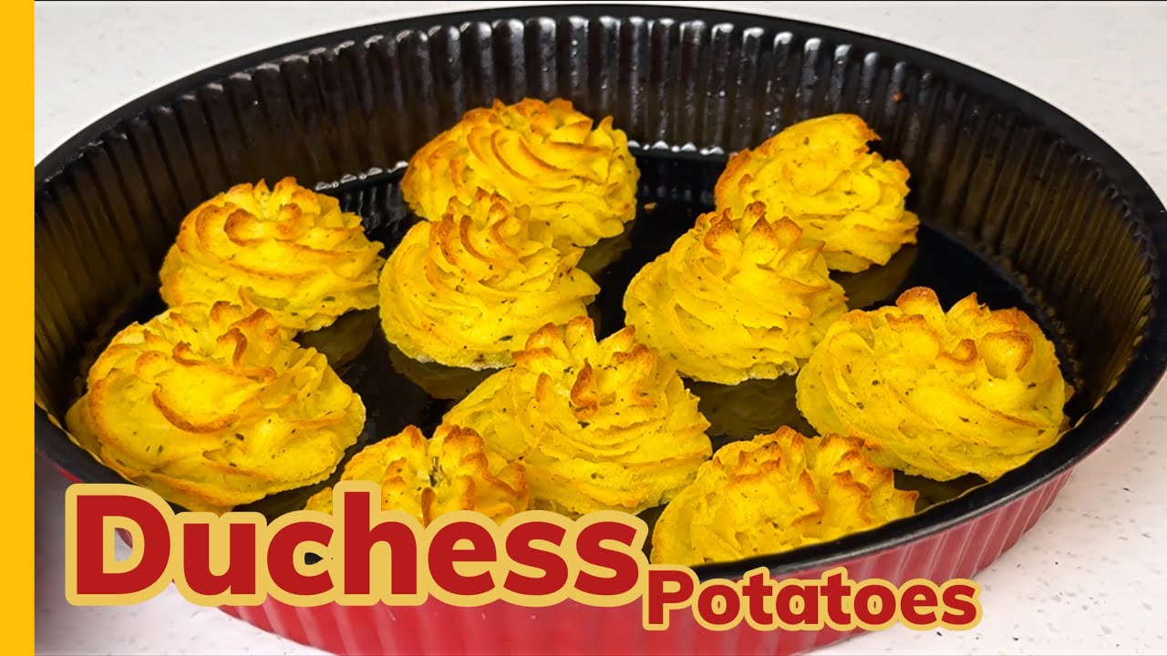 These Duchess Potatoes Look Fancy but Are SO Easy 😍🥔✨| Crispy Outside, Creamy Inside,so delisious👌