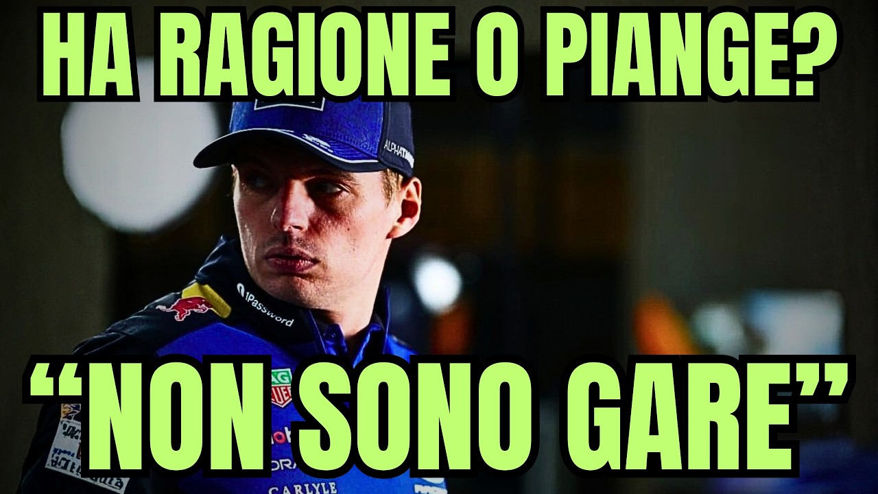 VERSTAPPEN FURIOSO!  