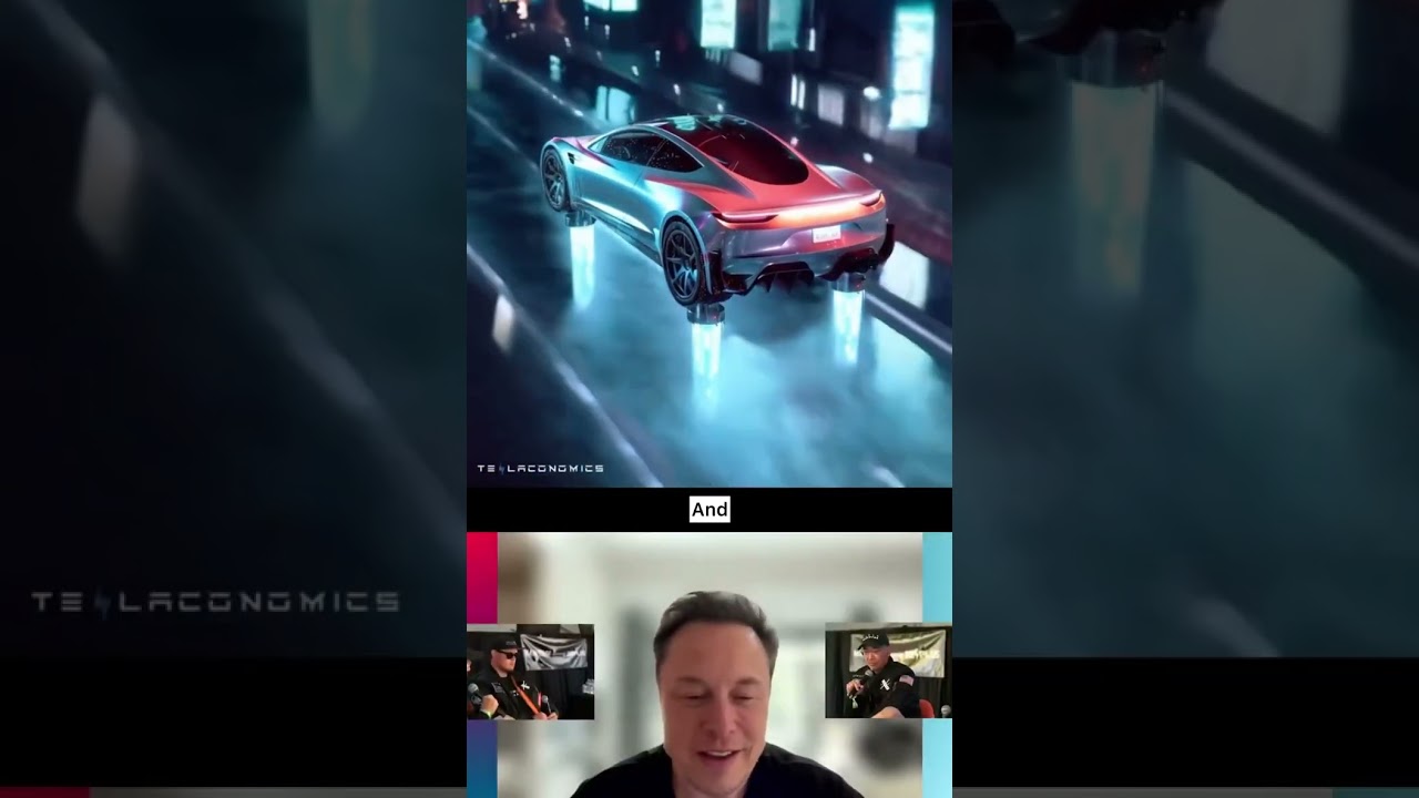 the #tesla Roadster is 100% going to fly