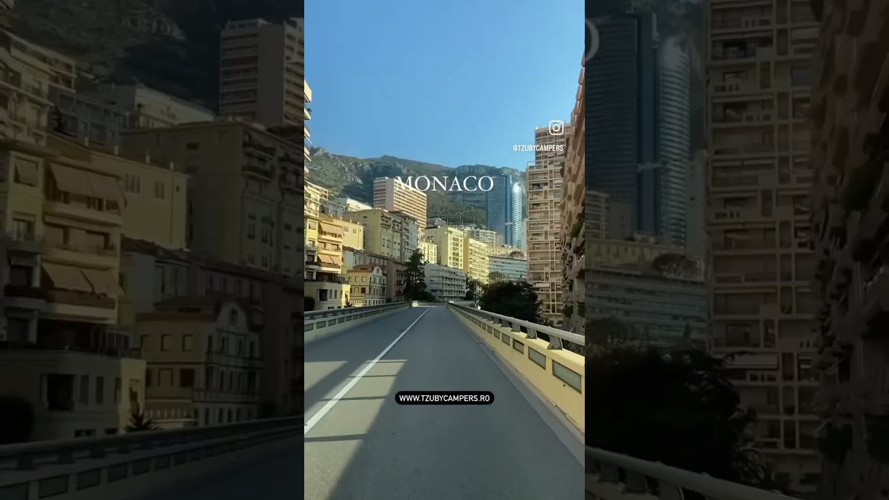 Monaco city state on French Riviera #tzubycampers #travel #vacation #monaco #frenchriviera #shorts