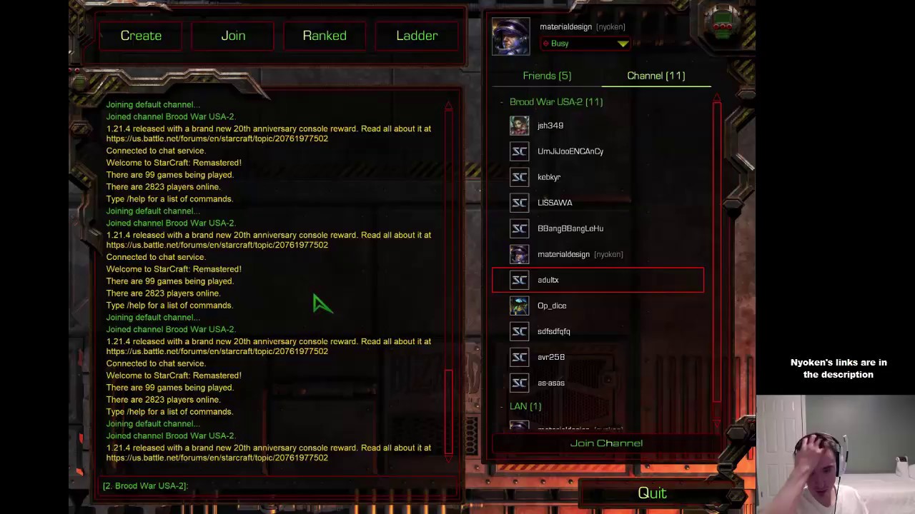 StarCraft Remastered Nyoken Story Time 1