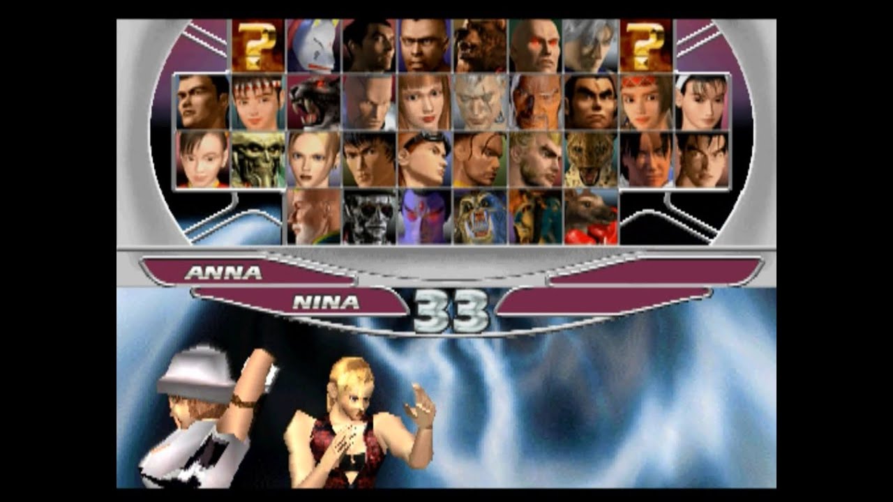 철권 태그 토너먼트1 니나&안나 컴까기 - Tekken tag tournament1 (TTT1) Nina&Anna williams