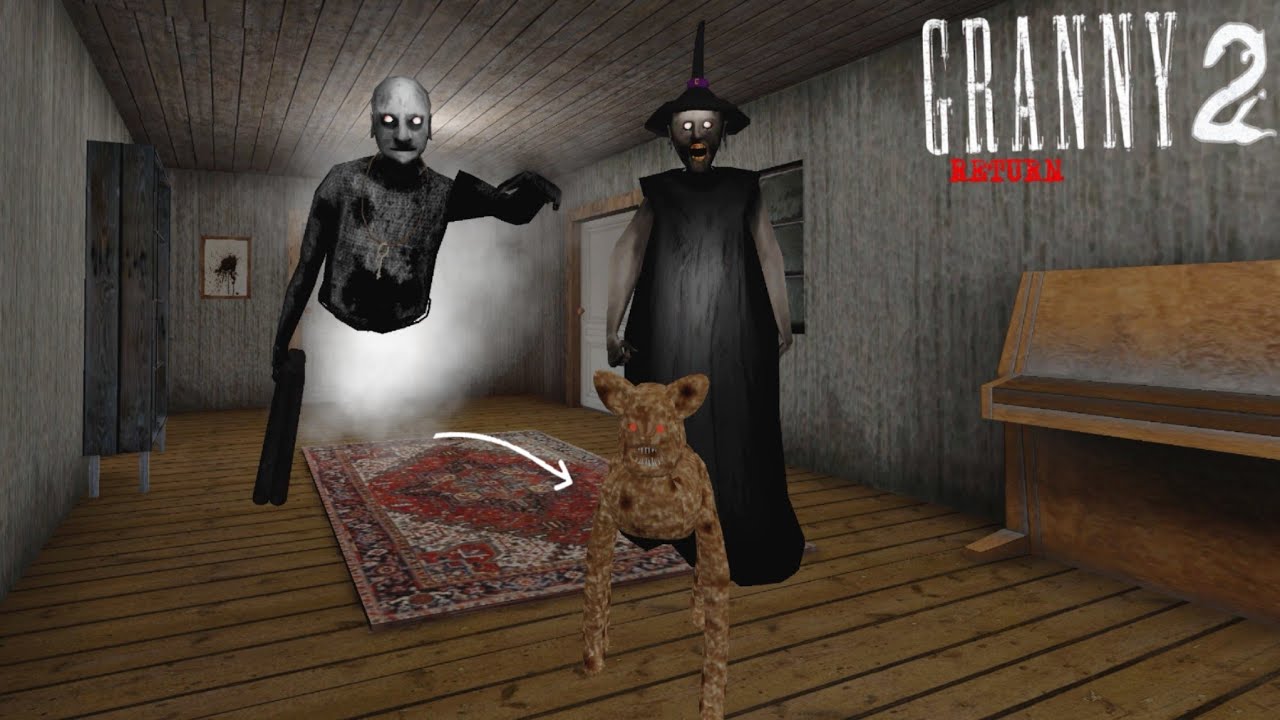 Granny Pet Dog joins Ghost Grandpa inside House in Granny 2 Return New Update