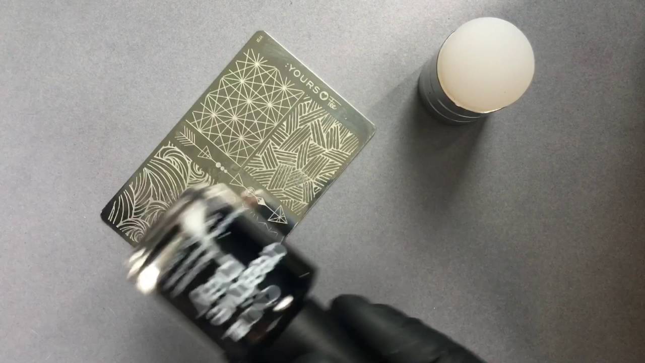 SHELLAC™ with Stamping & Minx Nail Art - YOURS loves Fee Stamping Plates