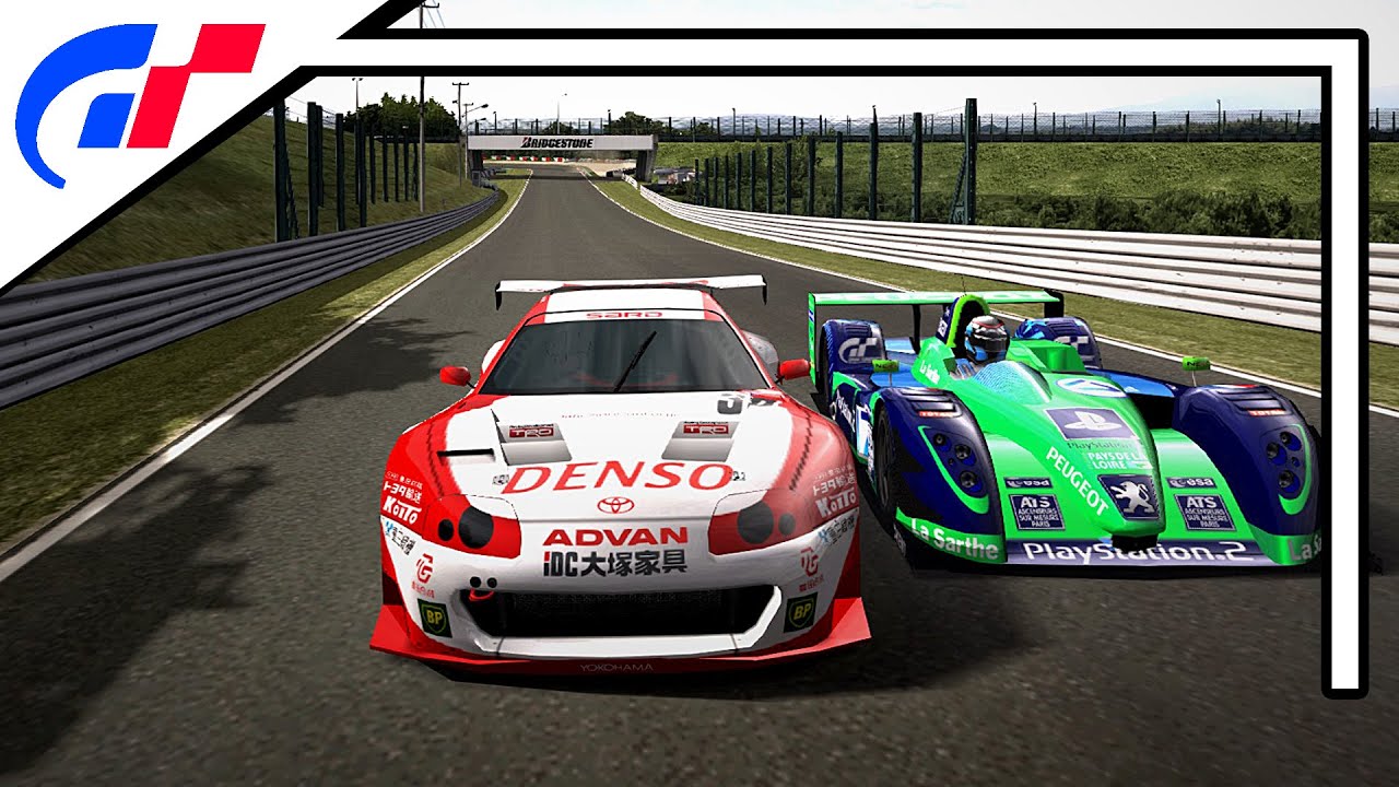 Gran Turismo 4 Spec II - Suzuka Circuit - Toyota Supra GT500 vs LMP