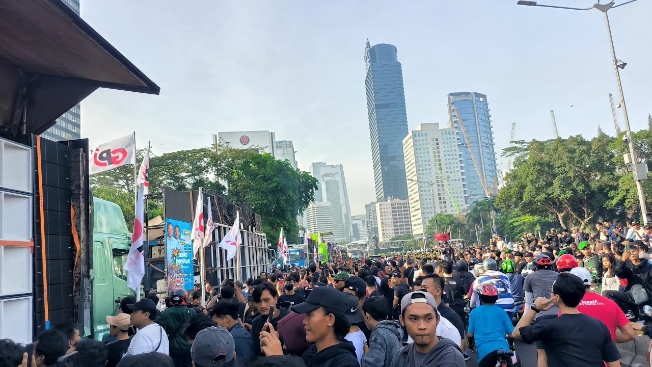 LIVE BREWOG AUDIO SOUND HOREG CARRETA INDONESIA PATUNG SUDIRMAN JAKARTA PELANTIKAN PRABOWO GIBRAN