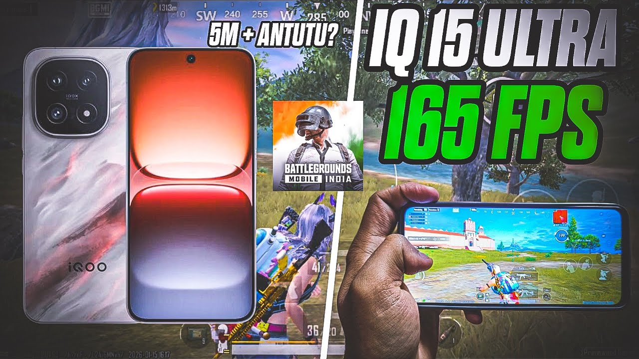 iQOO 15 Ultra – 165FPS Gaming Monster 🔥 Fan Cooling + Snapdragon 8 Elite Gen 5